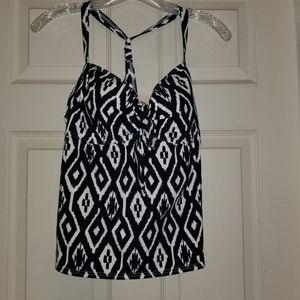 Lands end Sz 12 swim top